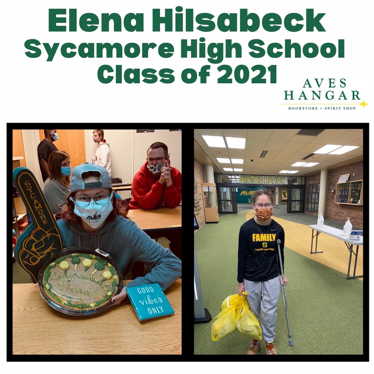 It's Graduation Day! Congratulations to our student Elena Hilsabeck and the entire Sycamore High School Class of 2021! Read more at aveshangar.com/blogs/news/bes…