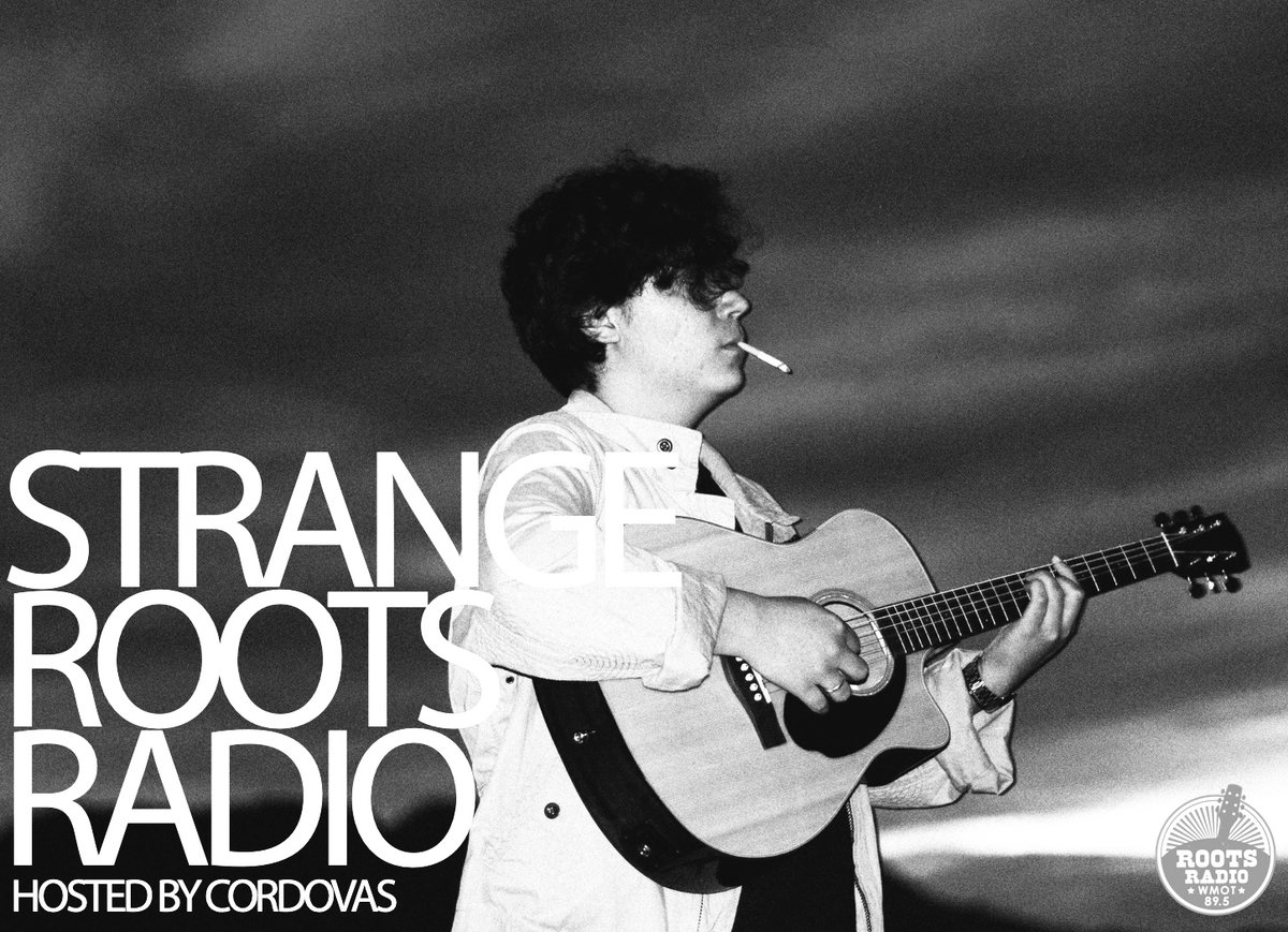 Strange_Roots's tweet photo. Tonight on SRR @cordovasband spends their week off from tour spinning tunes they’ve collected on the road—from classic Nilsson to @themagfields. DJ Hot Ashe makes 60s and 70s selections &amp; Dirty Hippie reimagines instant gratification. Sundays at 10pm CT @WMOT_RootsRadio. https://t.co/oMMUOyPMhK