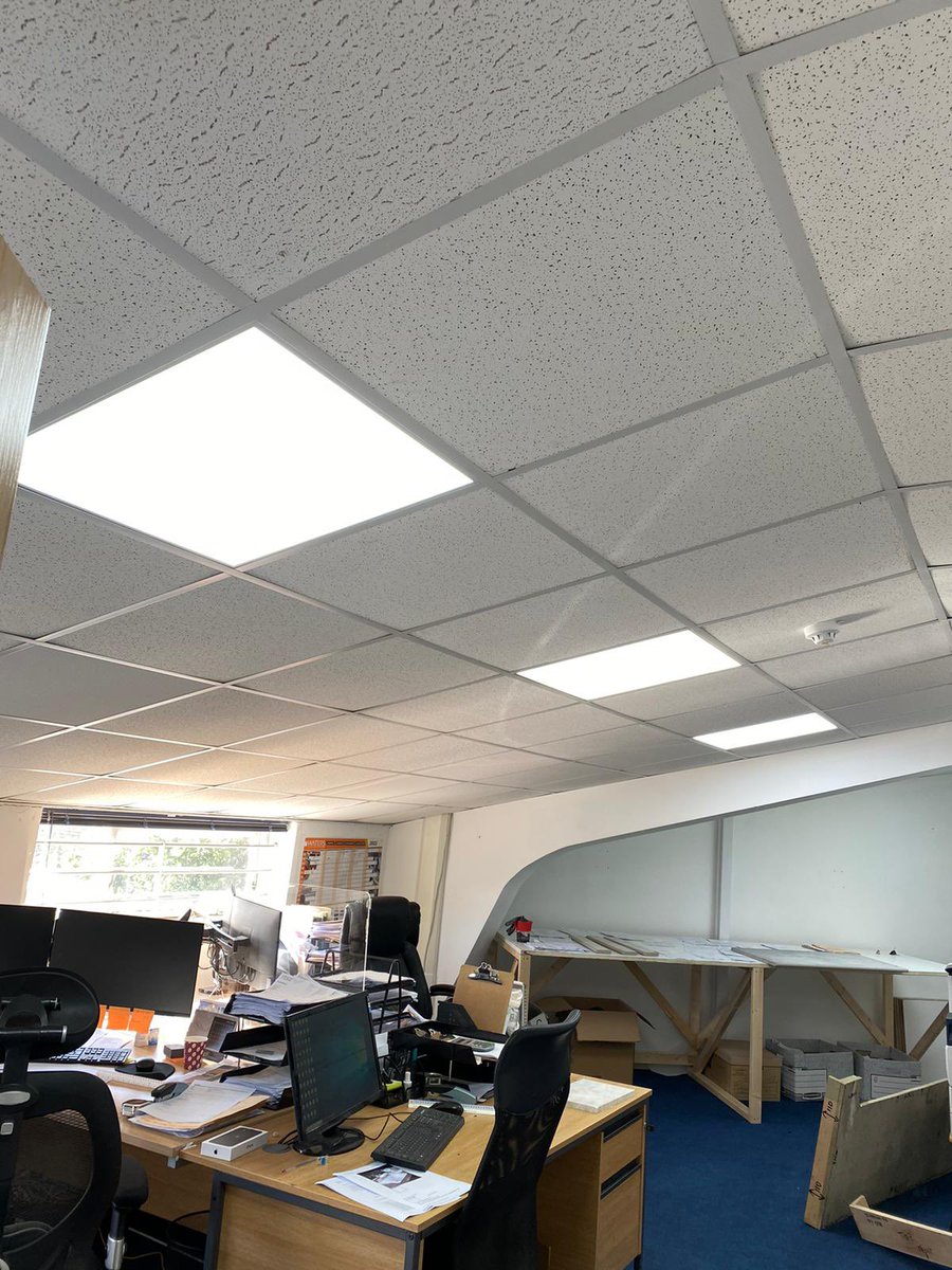thomas_ltd's tweet photo. @mandarinstone we hope you like the lighting in HQ - energy efficient and easy on the eyes #niceic #eca #anotherdayattheoffice https://t.co/zdGYnNmdeb