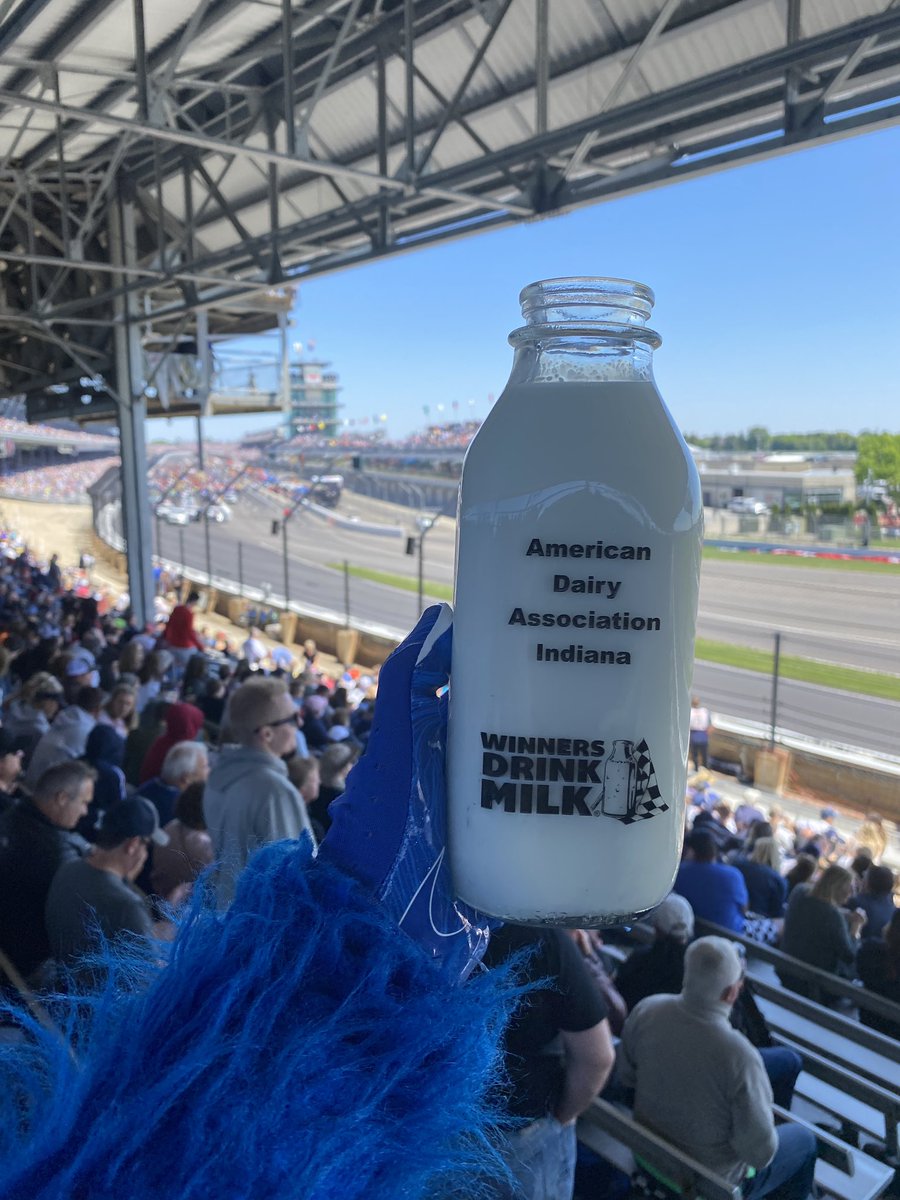 Hey @IMS I brought the milk! #Indy500 #WinnersDrinkMilk @INDairy
