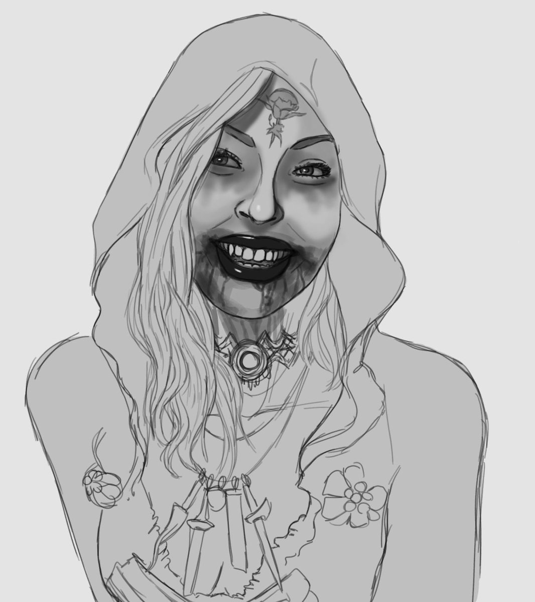 Qaazarrr's tweet photo. Bela, my beloved <3 #ResidentEvilVillage #BelaDimitrescu https://t.co/MS0pWPgdwo