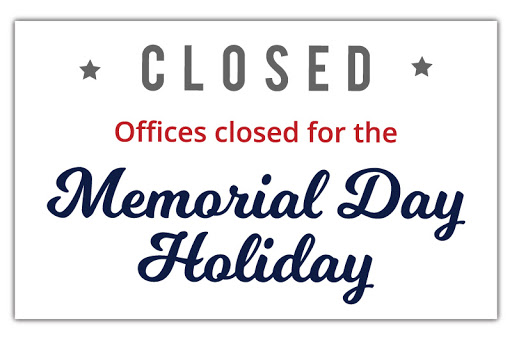 VISIONARYwrk's tweet photo. In observance of Memorial Day, our office will be closed to the public; 
Monday, May 31st. 

If you need to get in contact with us, please email info@visionaryworkspaces.com https://t.co/SjSCxqybNP
