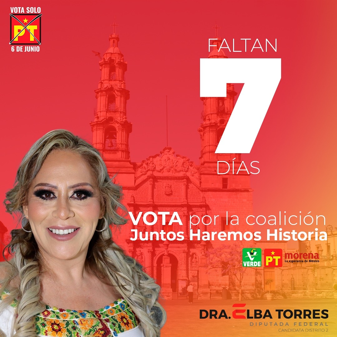 DraElbaTorres's tweet photo. El 06 de junio PONTE LA GORRA y sal a votar por el PT, vota por la Dra. Elba Torres para Diputada Federal por el Distrito 2 en Aguascalientes.

¡MI COMPROMISO ES TU BIENESTAR! #DoctoraElbaTorres #Candidata #Distrito2 #ElPTEstáDeTuLado #PT #Morena #PartidoVerde #PonteLaGorra https://t.co/gWYQ93CVwb