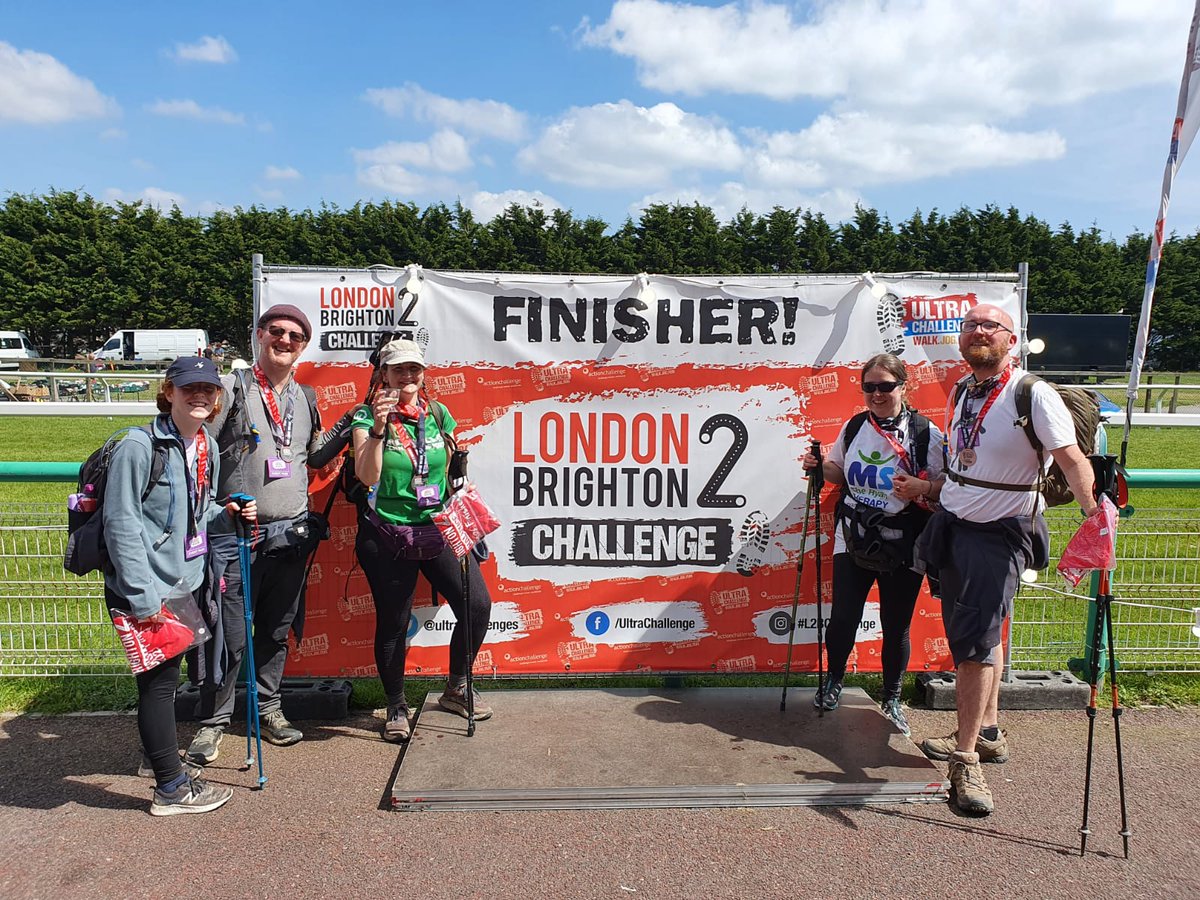 Donna11Waters's tweet photo. We made it! It took 30hrs in total including 22hrs of movement. It was my toughest challenge yet but well worth it for The Ryan MS Therapy Centre @ryan_mstc Thank you again to all my supporters 💙👣 https://t.co/yJosZQsuiC