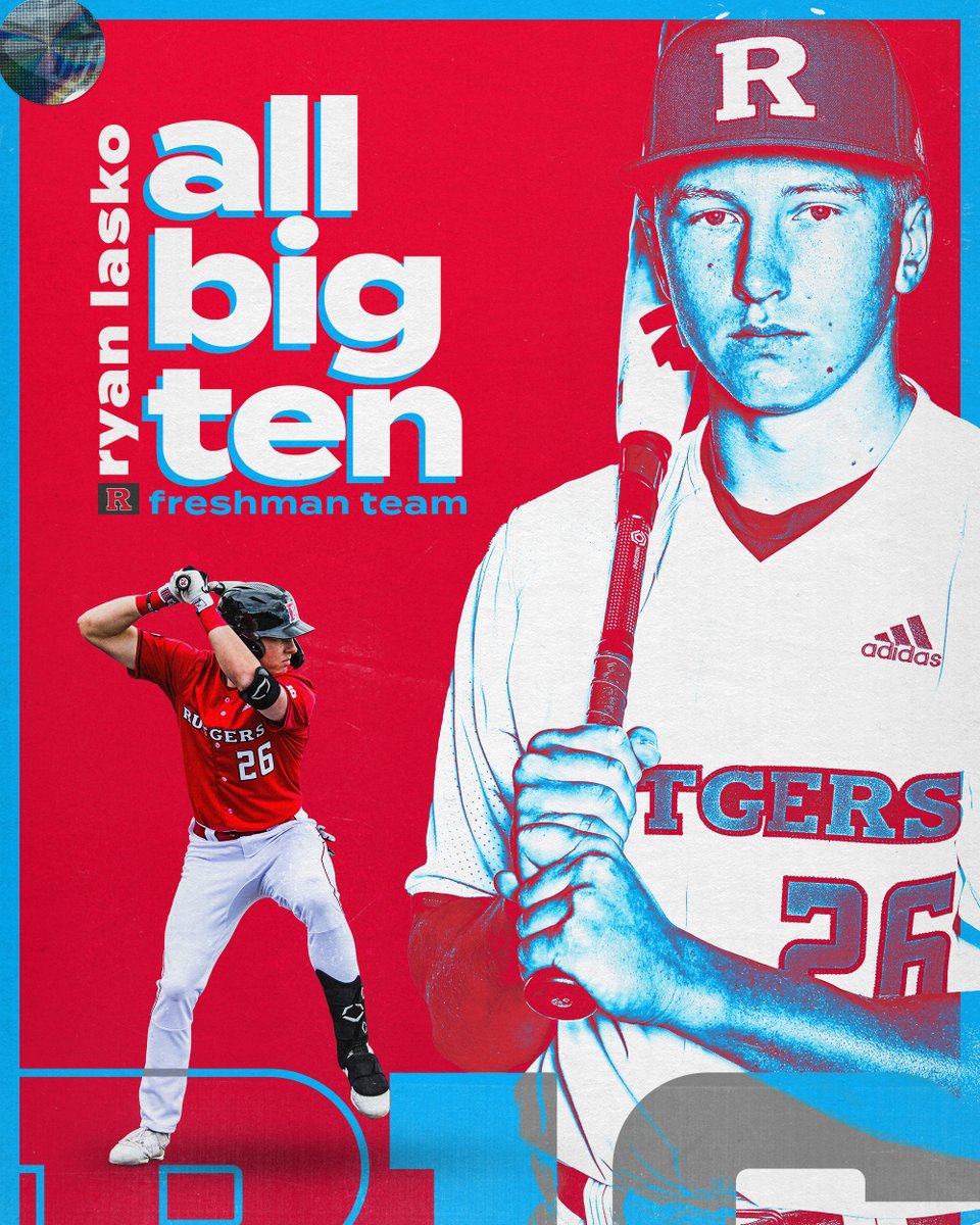 RutgersBaseball's tweet photo. Boom! @rj_lasko1 takes a spot on the All-Big Ten Freshman Team.

• Led Big Ten freshmen with 11 homers
• .474 slugging, 30 RBIs, 122 putouts
• Three-time Big Ten Freshman of the Week

#RBaseball #TCD

Story: https://t.co/NLtIiAq93d https://t.co/kkod0n7tby