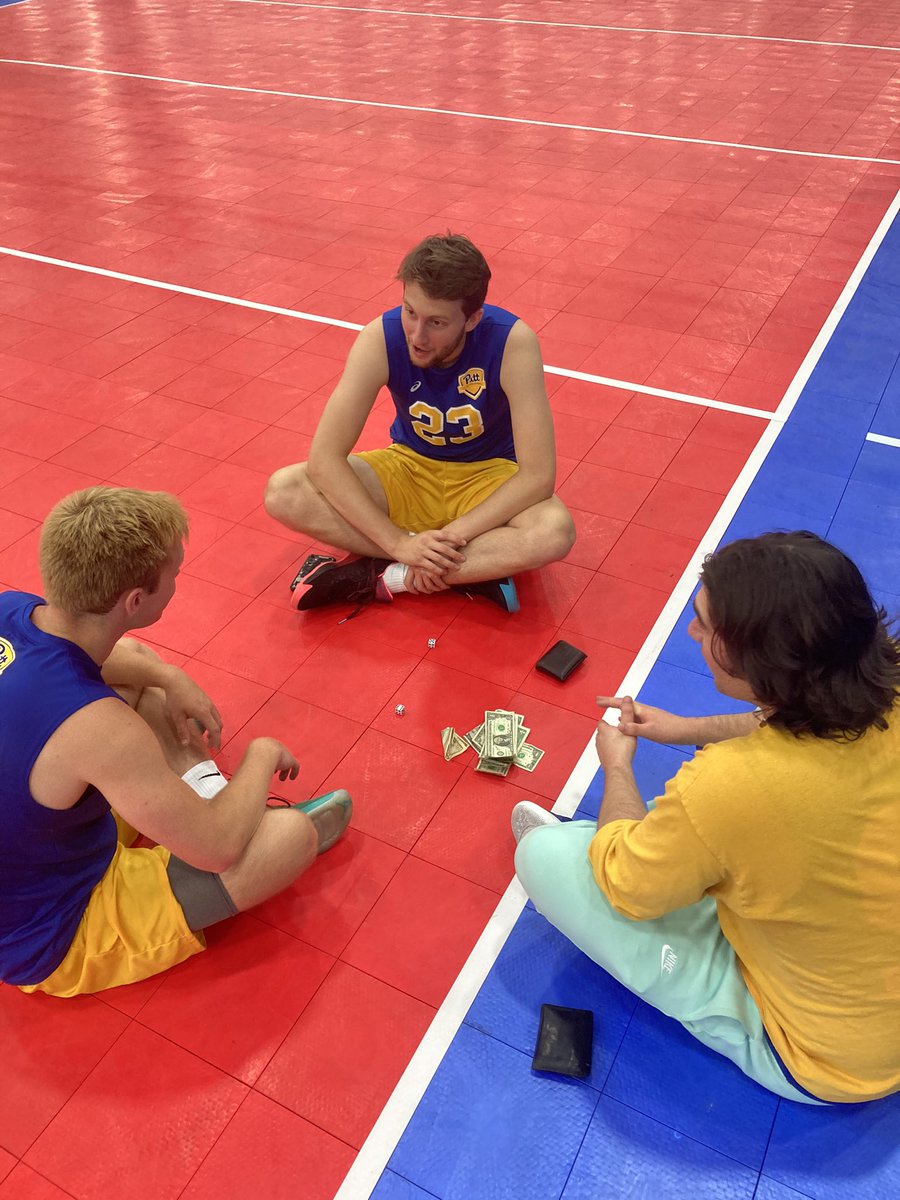 We’re off this round so we’re playing dice. Gotta get our kicks somewhere