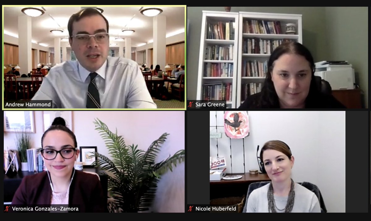 DorfmanDoron's tweet image. Fantastic @law_soc panel on Anti-Poverty Programs and Policies after Trump! Discussing welfare law in light of climate change, healthcare reform &amp;amp; the role of lay (non-lawyer) advocates. All-star panel included @ProfVGZ @nhuberfeld1 @andrewshammond @SaraJSGreene. #LSA2021