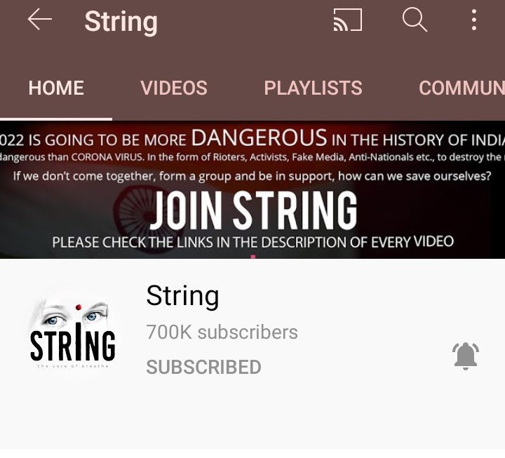 mahto_nihal's tweet image. Great string team
Next 30days it would be 1M #LeftistsScaredofString