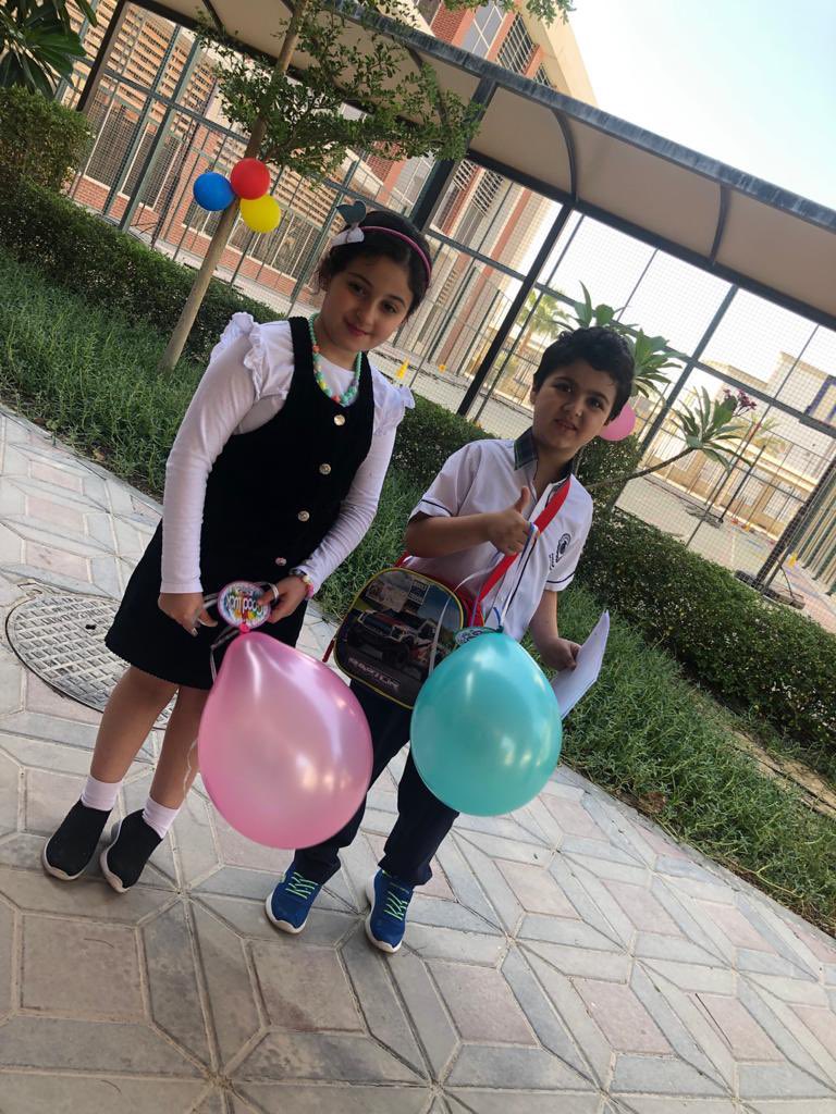 key_qatar's tweet photo. We welcomed our KEIS Students back to school. #qatar #education #school #backtoschool https://t.co/M2qcXYb2YW
