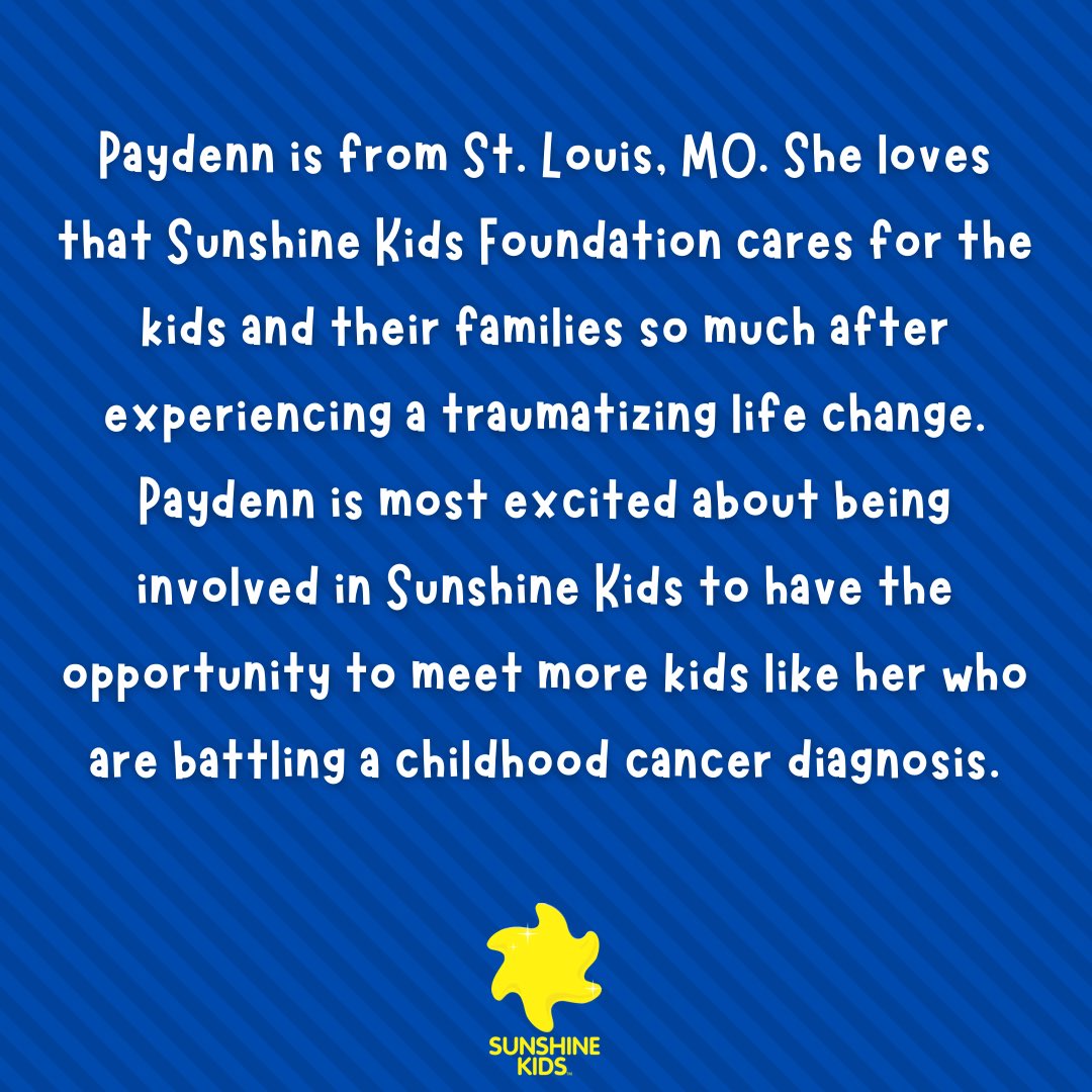 SunshineKidsOrg's tweet photo. Say HELLO 👋🏼 to today’s #SunshineKidSunday, Paydenn from St. Louis! ☀️ Keep checking in every Sunday to meet our #sunshinekids from across the country! 💛 #spreadthesunshine https://t.co/YT3wwsBoty