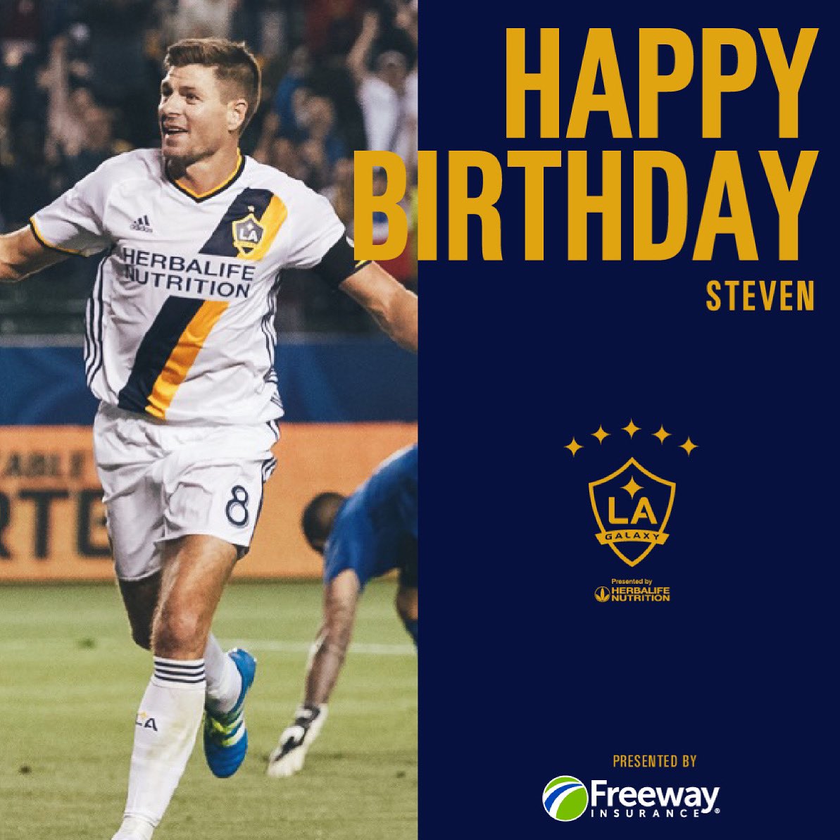 Happy Birthday, Steven Gerrard!  x 