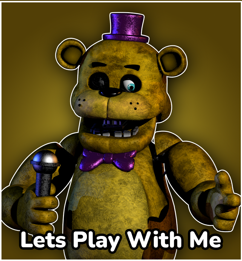 c4d) Fredbear and Springbonnie poster : r/fivenightsatfreddys