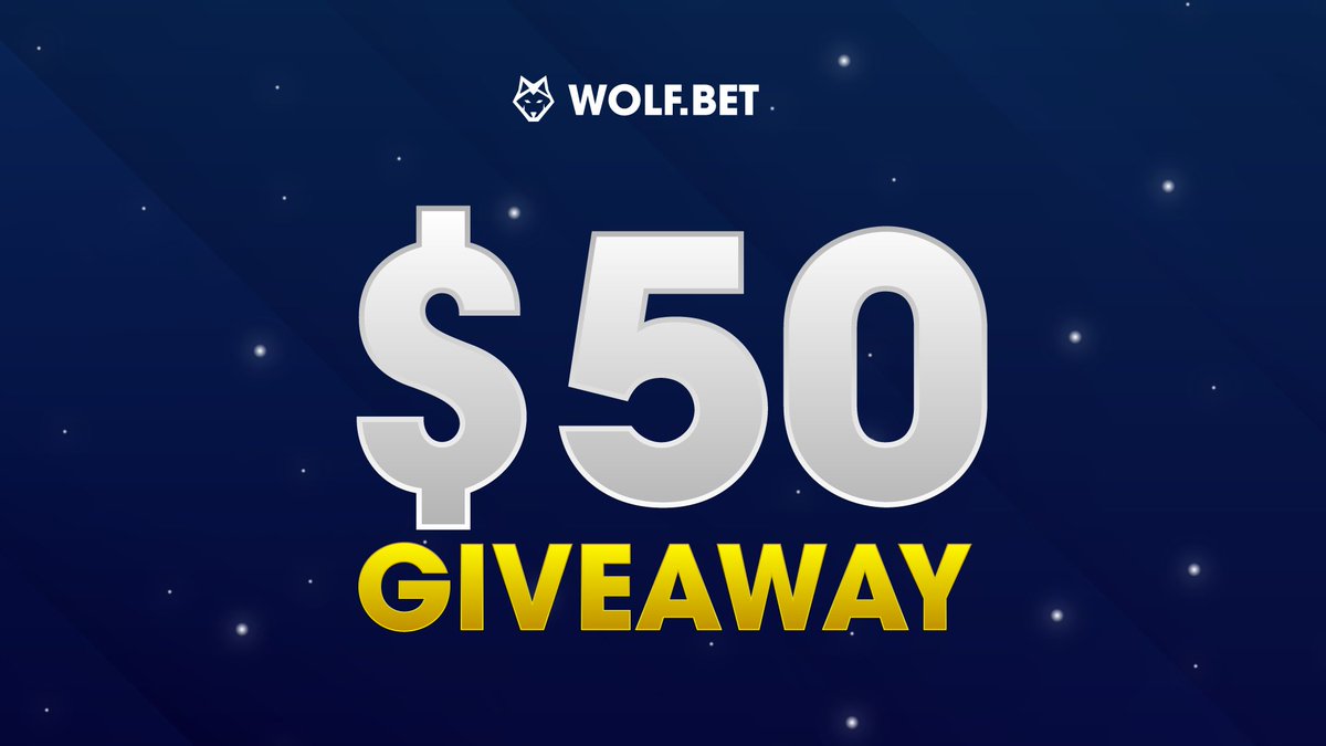 wolfdotbet's tweet photo. $50 Giveaway! 🥳🔥

👉 Follow us
👉 Like &amp; Retweet

Winner drawn in 7 days! Good luck wolves 🍀 https://t.co/gbCpqdVyzN