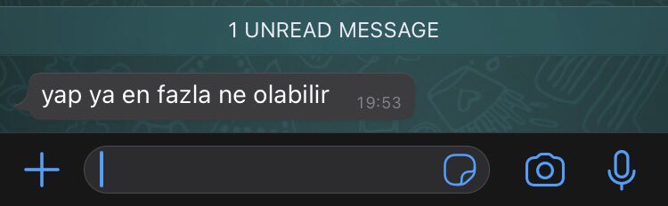 bu cumle bi gun benim sonumu getircek…