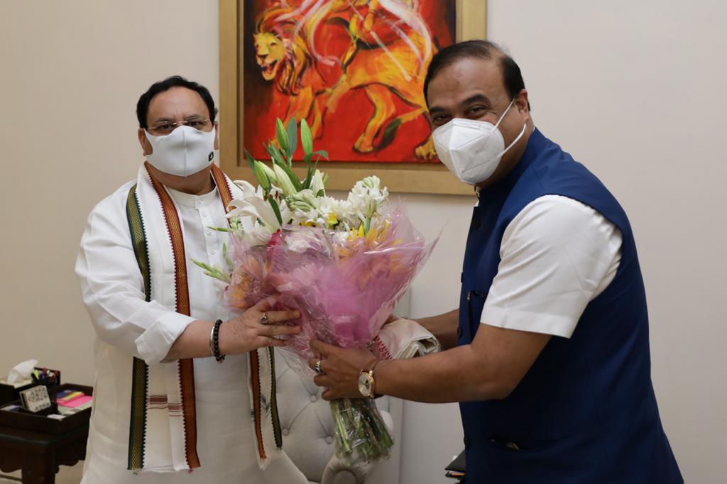Assam Chief Minister Dr. Himanta Bishwa Sharma met BJP Central President J.P.Nadda at his official residence, New Delhi on today.

#CMOASSAM 
#HimantaBiswaSarma 
#jpnaddaofficial 
#news 
#aadhunikindia