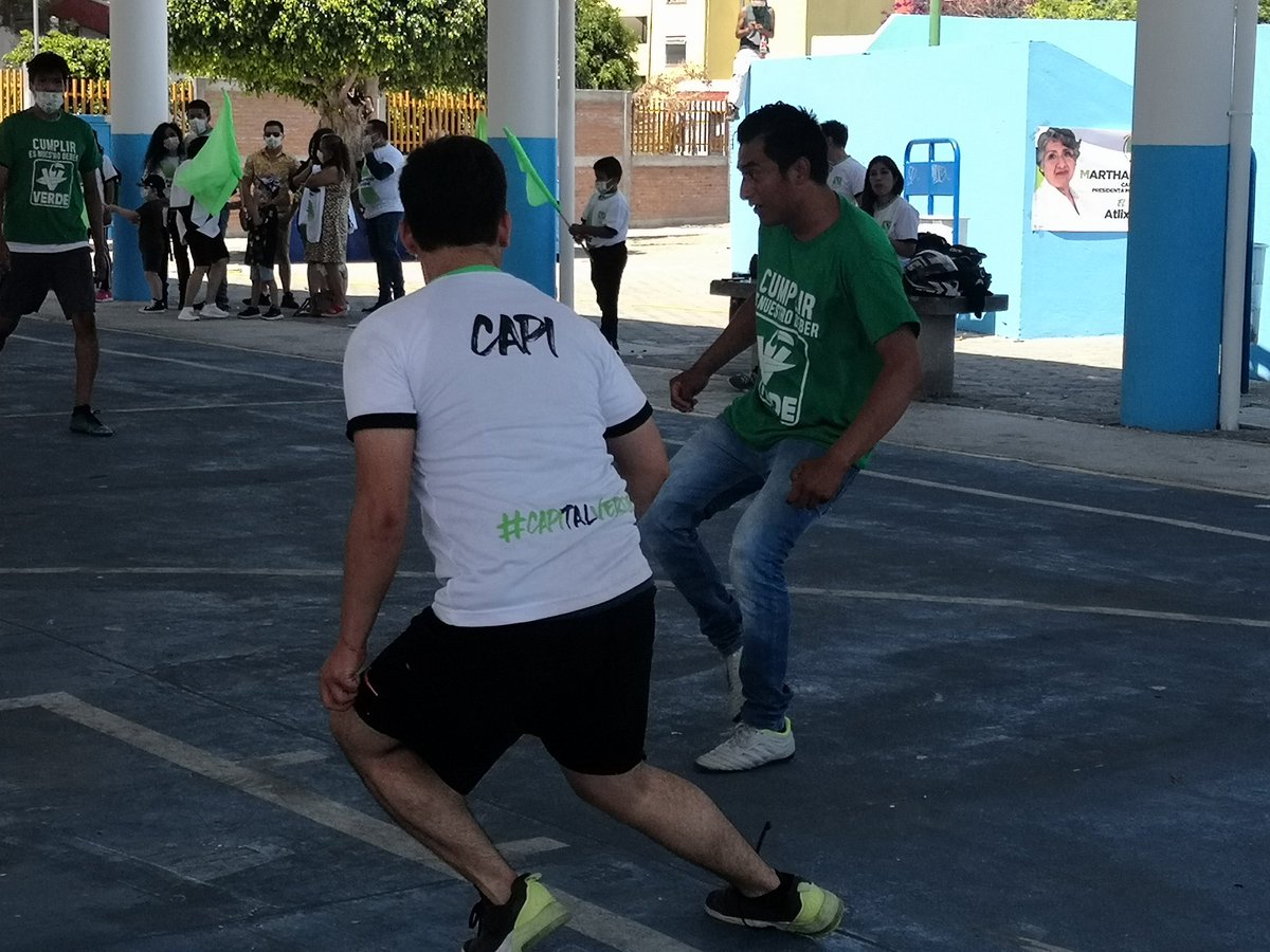VerdeAtlixco's tweet photo. El ejercicio es importante para nuestra salud, hagamos deporte #PartidoVerde #VotaVerde https://t.co/Q3DDIVgckd