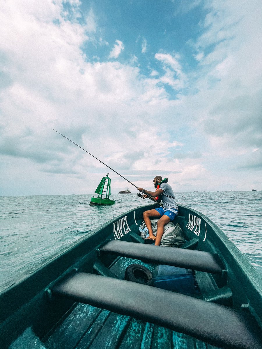 tayoainafilms's tweet photo. The cool part about Lagos is that you can make it whatever you want it to be.   Today I decided to become a fisherman😁! https://t.co/8IXBy5C2l3