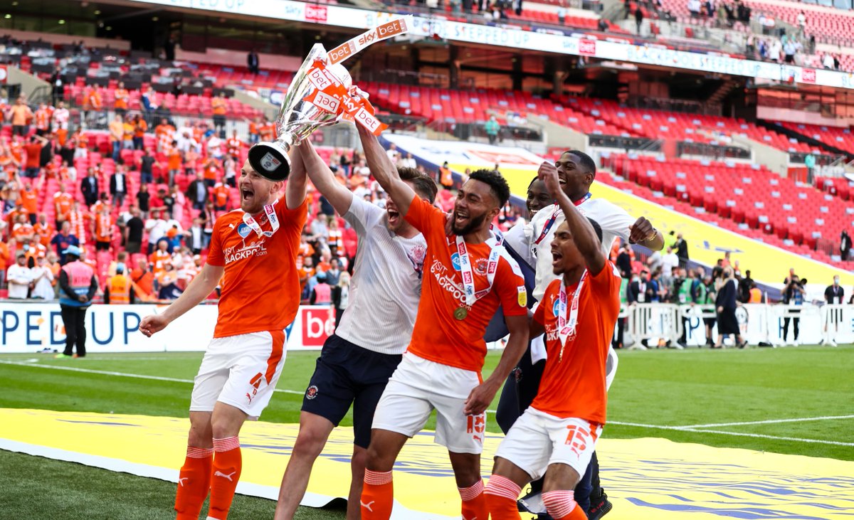 EFL's tweet photo. The most successful team in Play-Off history.

Enjoy your night, @BlackpoolFC 🧡

#EFL | #EFLPlayOffs | #StepUp https://t.co/M2JrDQUdzE