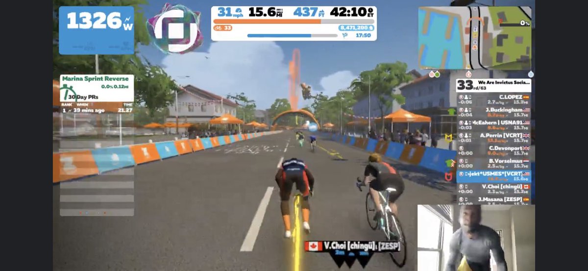 velofloprojekt's tweet photo. #velofloprojekt @gozwift ride report: started out with the @blackcyclistsnetwork network and ended up exploding the game during the @weareinvictusgames ride after a tough sprint chasing @perrin_andy d[^_^]b #awesomeglitches #usmes #swimbikerun4equality #lofibeats #esports https://t.co/lfXj7UDsxY