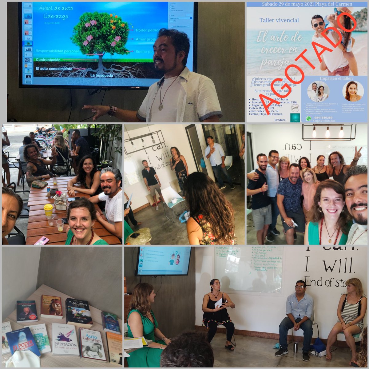 Lonkayum's tweet photo. Taller "El arte de crecer en pajera" 29 de mayo en Playa del Carmen, gracias a todos por su participación
#taller #pareja #sanacion #arte #amor #amorpropio #lonkayum https://t.co/xlxwOK9Mm0