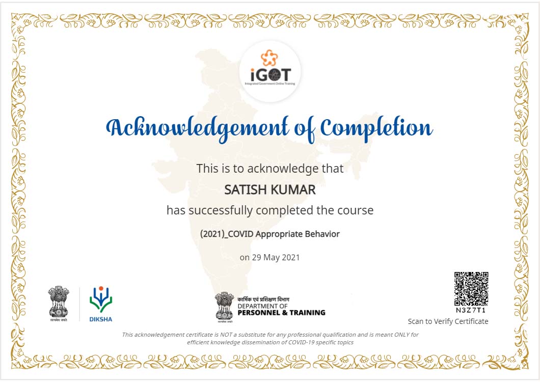 Satishksharma92's tweet photo. I am happy to share you that I have
completed #COVID19 Appropriate
Behaviour Ambassador Training from
CSC Academy. Thanks to #CSC 
Thanks to #CSCteamRampur
Vle Satish Kumar 
Rampur
@_DigitalIndia 
@dintya15  @CSCegov_    @MOHITRA55250789 @CSCUttarPradesh @amitsin91361664 https://t.co/dwF8yb3lw9
