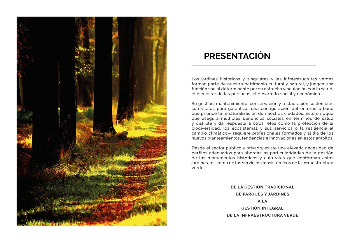 masterjardines's tweet photo. III Edición del #MásterJardinesSEIV @montes_mnatural @La_UPM 

✅ 60 ECTS teórico-prácticos
      ➕
✅ 12 ECTS Prácticas en empresa
      ➕
✅ 18 ECTS Trabajo Fin de Máster

🗓️ Del 13/09/2021 al 08/07/2022

⚠️ Abierta la inscripción ‼️

https://t.co/VuXi7TpV6E

👇 https://t.co/thqBAwaLoq