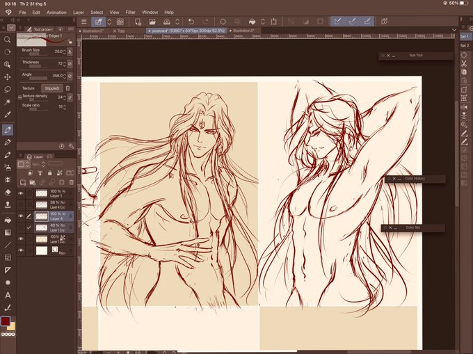 I wonder which pose should I choose for BingHe? 👀 
