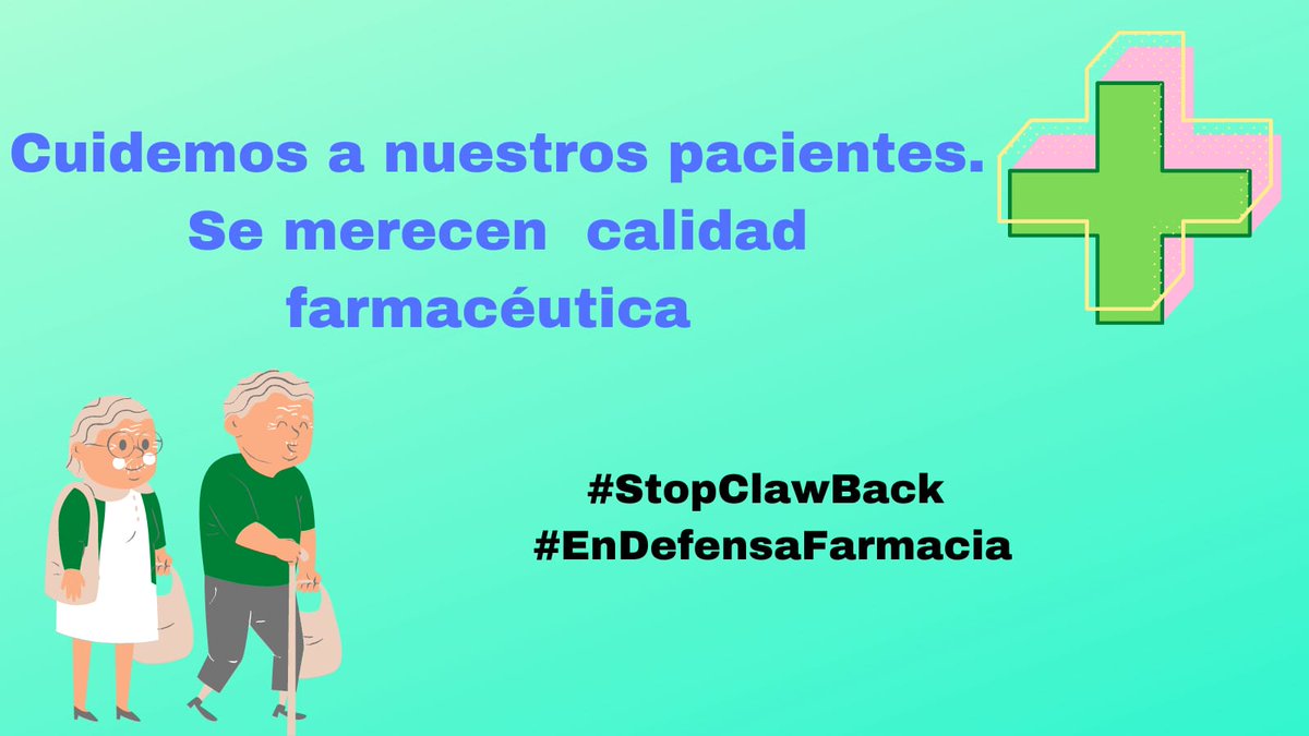 lucre29544733's tweet photo. #StopClawBack #EnDefensaFarmacia  @SEMG_ES @CarolinaDarias @antena3com @RarasReales @HerreraenCOPE @el_pais @informativost5 @esradio @elmundoes @PRESIDENTECGCOF @PSOE @Populares @vox_es @sanchezcastejon @JuanMa_Moreno @susanadiaz @pablocasado_ @IdiazAyuso @GPPopular https://t.co/MVaffvDkNl