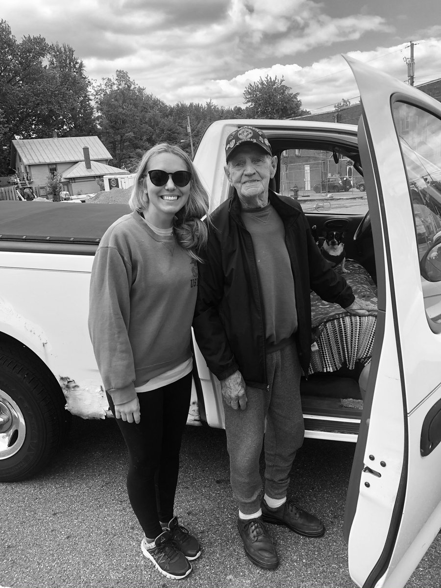 Great lunch with this Marine vet ❤️🇺🇸