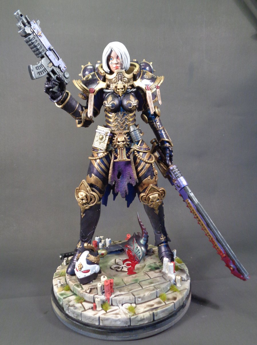 OdballsS's tweet image. Some of my previous #warhammer40k builds
1) Statues
