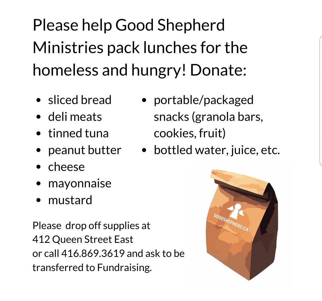 ginadibee's tweet image. @goodshepherd_to  #Toronto needs bakedgoods, cookies, caseroles, to feed over 1000 take-away meals a day during #COVID19.
If your child needs #communityhours at #school, ask teachers about using that ⏰ to make &amp;amp; deliver homemade cookies to a #Homeless shelter/ mealprogram.