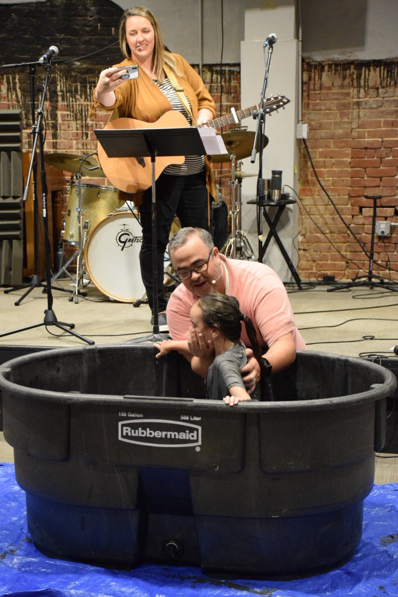Ben_Riche's tweet photo. What a great morning! Happy to celebrate with our @redemptionga family as all 3 of our children were baptized today! https://t.co/2h9TQqHxsR