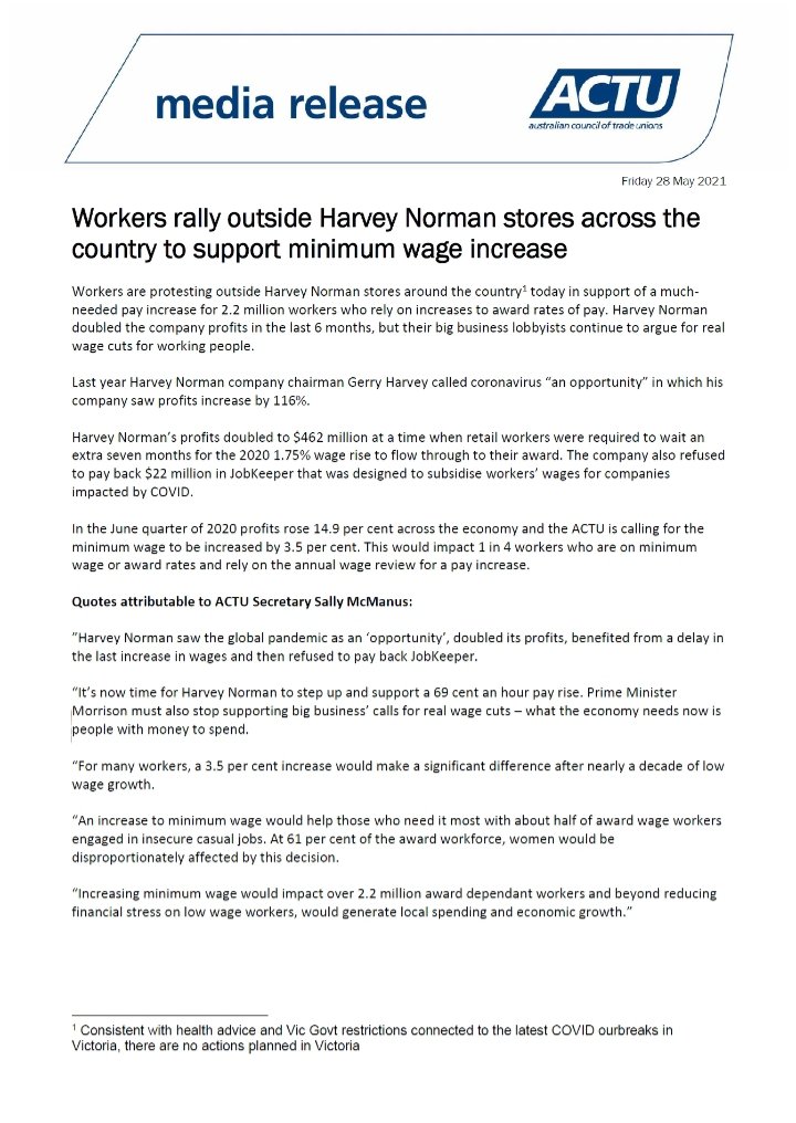JackLatrobe's tweet photo. Gerry Harvey hates charity. Post photos of the electronics, furniture and whitegoods that you can get cheaper literally anywhere else than @HarveyNormanAU with the hashtag #BoycottHarveyNorman and help Australia remove this leech from our economy forever
#JobKeeper
#Profiteering https://t.co/BeKVuJONlH