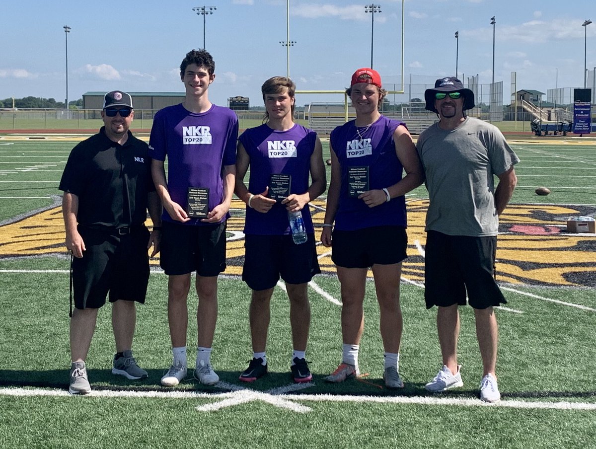 HunterGreen2022's tweet photo. Thank you @NKR_Camps for the opportunity to compete this weekend at the #Top20 Invitational Camp. Went 12/12 in FG charting, named to Top 20 for c/o 2022 &amp; earned 2nd Team Wilson All-American honors. @CoachJacksonTJK @CoachJeffGarner https://t.co/DiIx4w7H6a