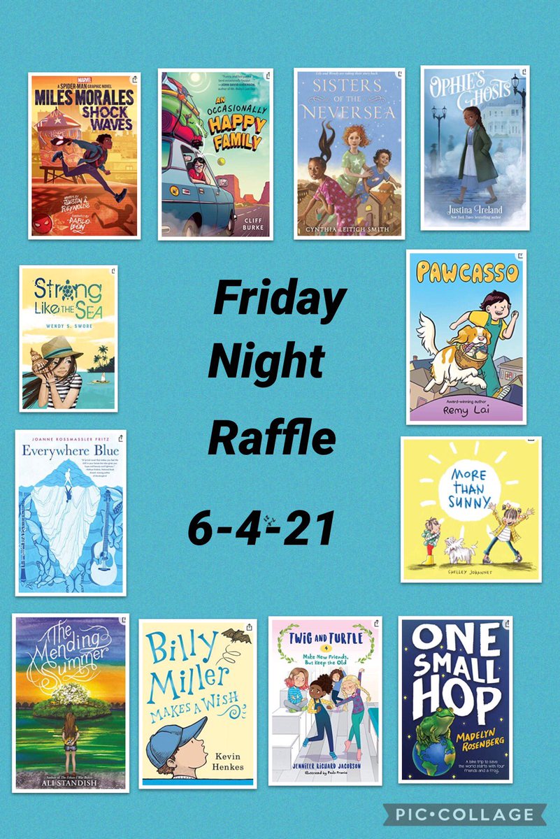 Cindy Schwind (@cynthiaschwind) on Twitter photo 🎉🎉FridayNightRaffle🎉📚💞📚7pm eastern📚💞@JRJacobson <a href="/paulita_franco/">Paula Franco Illustration</a> <a href="/WendySwore/">Wendy Swore ✨🪄Sleeping Spells & Dragon Scales🐉✨</a> <a href="/AliStandish/">Ali Standish (Updates only!)</a> <a href="/shelleyjohannes/">Shelley Johannes ☀️</a> <a href="/Remy_Lai/">Remy Lai</a> <a href="/justinaireland/">Justina Ireland</a> <a href="/andthisjustin/">justin a. reynolds</a> <a href="/ArtsyPabster/">Pablo Leon</a> <a href="/madrosenberg/">Madelyn Rosenberg has a sly sense of the absurd.</a> @JoanneRFritz @CynLeitichSmith #KevinHenkes #CliffBurke #FridayNightRaffle #KidsNeedBooks 🎉🎉FridayNightRaffle🎉📚💞📚7pm eastern📚💞@JRJacobson <a href="/paulita_franco/">Paula Franco Illustration</a> <a href="/WendySwore/">Wendy Swore ✨🪄Sleeping Spells & Dragon Scales🐉✨</a> <a href="/AliStandish/">Ali Standish (Updates only!)</a> <a href="/shelleyjohannes/">Shelley Johannes ☀️</a> <a href="/Remy_Lai/">Remy Lai</a> <a href="/justinaireland/">Justina Ireland</a> <a href="/andthisjustin/">justin a. reynolds</a> <a href="/ArtsyPabster/">Pablo Leon</a> <a href="/madrosenberg/">Madelyn Rosenberg has a sly sense of the absurd.</a> @JoanneRFritz @CynLeitichSmith #KevinHenkes #CliffBurke #FridayNightRaffle #KidsNeedBooks