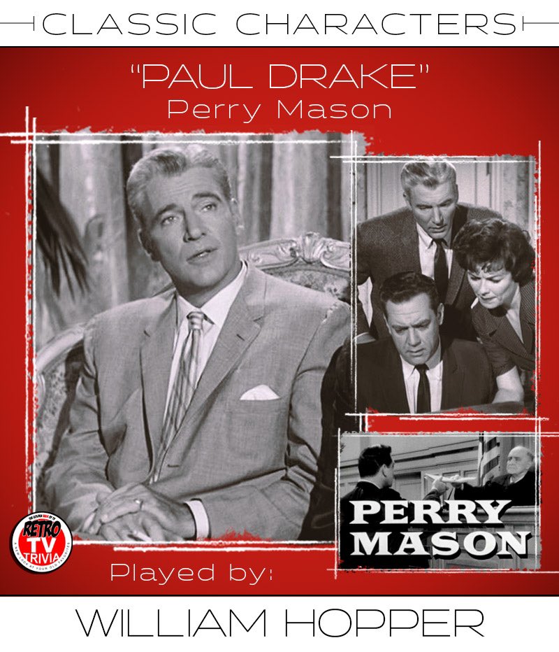 GoldenRageofTV1's tweet photo. #perrymason #williamhopper #pauldrake #raymondburr #classictelevision #courtroomdrama #retrotvtvtrivia #thegoldenrageoftv #actor #nostalgia https://t.co/LNK8a6wfWD