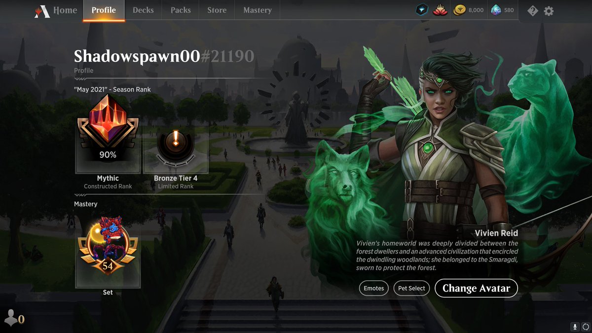 shadowslayer74's tweet image. Made it to Mythic for the first time with my own Bant Midrange deck feeling pretty hyped @MTG_Arena @mtgazone @ArenaDecklists