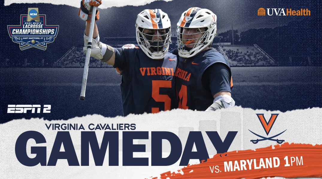 Virginia Men's Lacrosse (@uvamenslax) on Twitter photo ๐ง๐ข๐๐๐ฌ ... the Journey Concludes ๐ช
For the ๐ ๐๐ค๐ง ๐ผ๐ก๐ก ๐๐๐ง๐๐๐ฃ๐๐
โฐ - 1 PM
๐๏ธ - Renstchler Field
๐บ - ESPN2
๐ป - WINA 1070 AM/98.9 FM
๐ - wahoowa.net/3fyiUvL
๐ป - wahoowa.net/3uz1mEb
BRACKET: wahoowa.net/3waEhJb
#GoHoos ๐ท๐ถ ๐ง๐ข๐๐๐ฌ ... the Journey Concludes ๐ช
For the ๐ ๐๐ค๐ง ๐ผ๐ก๐ก ๐๐๐ง๐๐๐ฃ๐๐
โฐ - 1 PM
๐๏ธ - Renstchler Field
๐บ - ESPN2
๐ป - WINA 1070 AM/98.9 FM
๐ - wahoowa.net/3fyiUvL
๐ป - wahoowa.net/3uz1mEb
BRACKET: wahoowa.net/3waEhJb
#GoHoos ๐ท๐ถ
