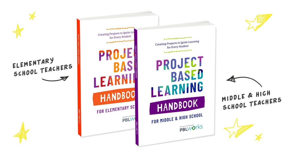 New! Are you a K-12 teacher, excited about Project Based Learning? Get a practical guide to PBL with our two brand new books! bit.ly/2R9Ko1E

#PBL #edutwitter #teachertwitter #summerread #k12