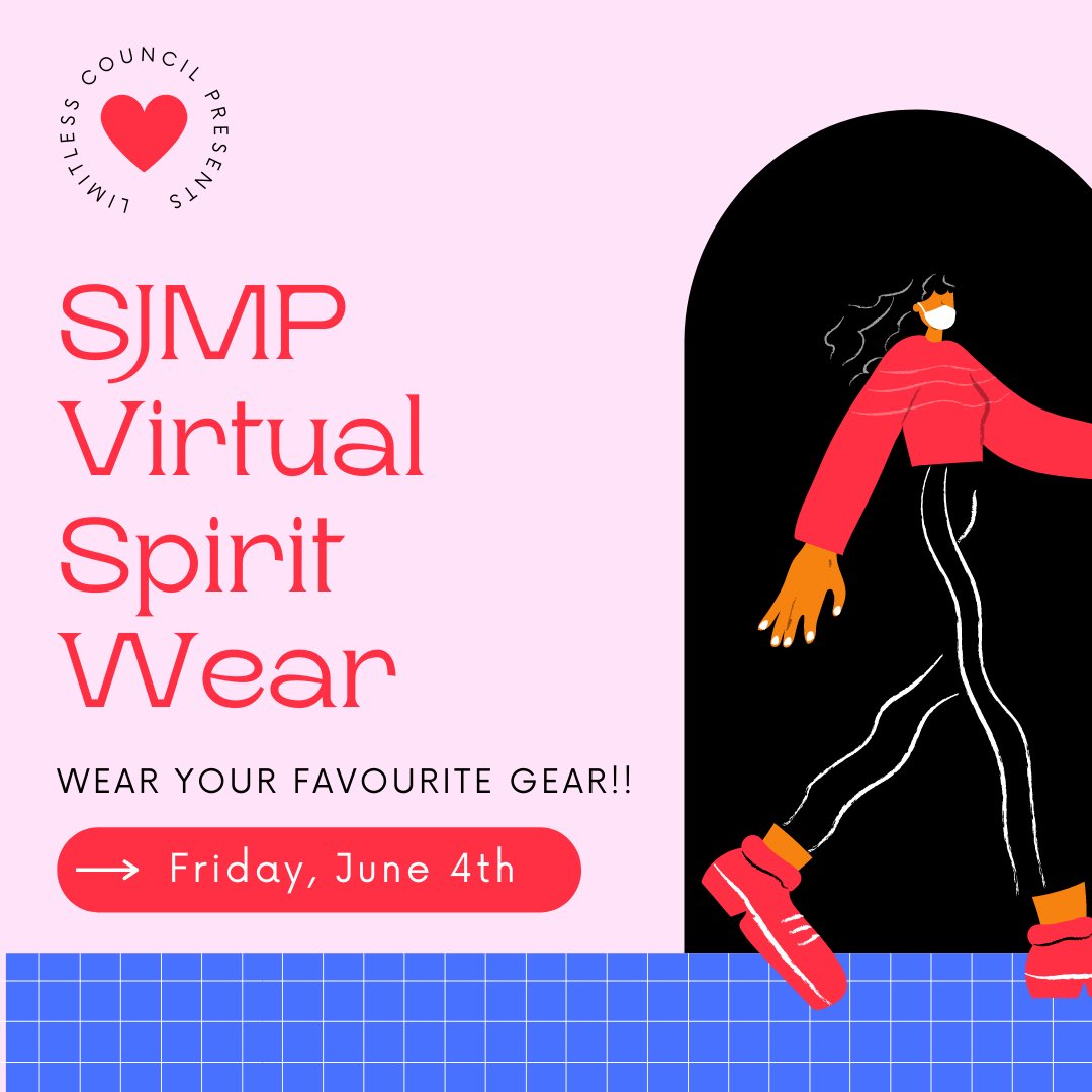 SJMPcouncil's tweet photo. THURSDAY: Kahoot!
Link will be in the Linktree on our bio.

FRIDAY: SJMP Spirit Wear
Send in a photo of you wearing your favourite St. Joes gear.

WE WISH YOU THE BEST OF LUCK! GO JAGUARS🖤🐾 https://t.co/JzhraZpsh7