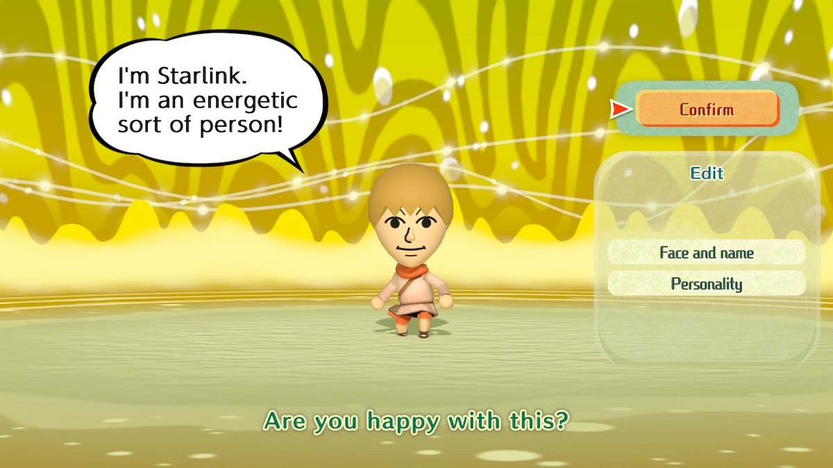 robertc's tweet image. Oliver picked his defining characteristic #Miitopia #NintendoSwitch