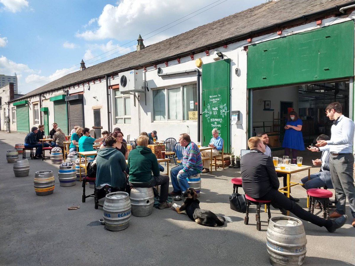 LeedsBrewster's tweet photo. @redwombat101 My customers don't seem to mind not having grass. #goodtimes #goodbeers https://t.co/2u7LV6Bz68