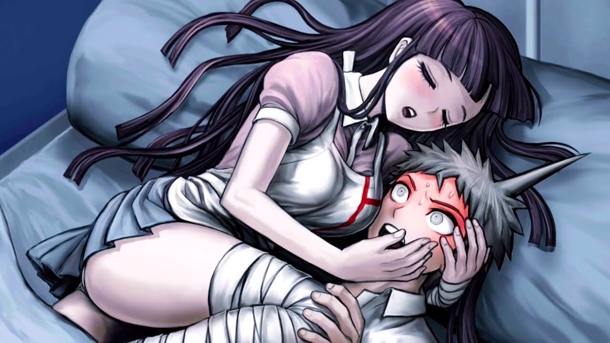 ...Mikan—I can’t see..?#edit #nsfw #nsfwedit #danganronpa #danganronpa2 #mi...