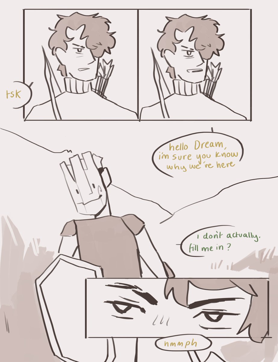 (Part 1 - the valley dsmp au) (1/3) 

#dsmpau #dsmpfanart #comic 