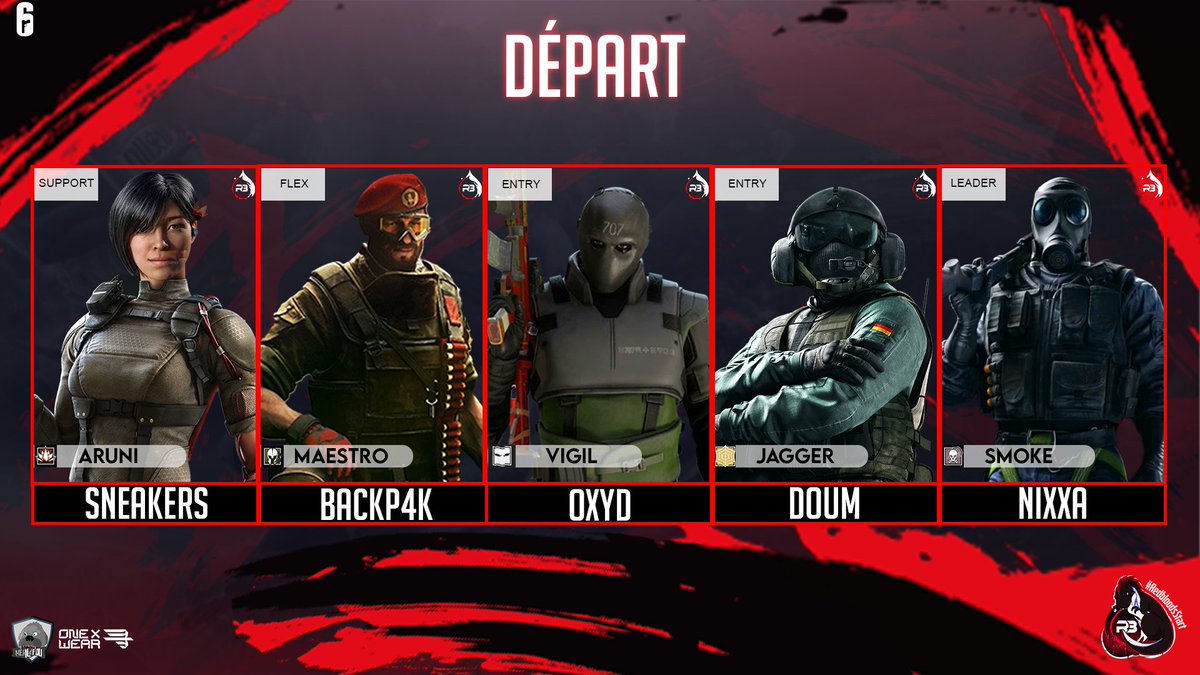 TeamRedBloodsFR's tweet photo. 🔴⚫️[DEPART]🔴⚫️

C'est avec tristesse que nous vous annonçons le départ de notre équipe #R6S 

Nous vous souhaitons beaucoup de réussite pour la suite 💪 https://t.co/hs7KdJD2r3