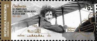 DpBallester's tweet photo. A 100 de la hazaña del 1º cruce de los Andes patagónicos (1921-2021) en un avión piloteado por una mujer, Adrienne Bolland, que nunca dejo de luchar por sus derechos y hacer realidad sus sueños. 
@JoseMariAzpiazu @HombreMontana @MinGeneros https://t.co/IxGWRr65rA