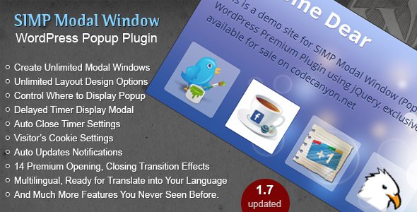 webstudio55's tweet image. The latest updated version 1.7 of Simp Modal Window - WordPress Plugin is now available to download from @envato @codecanyon codecanyon.net/item/simp-moda… #WordPress #Plugins @webstudio55