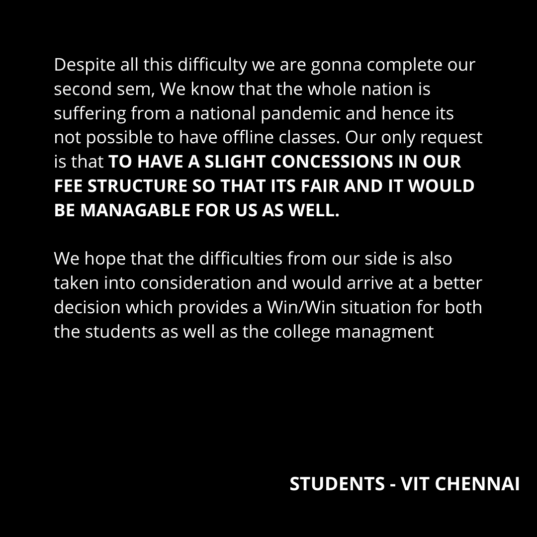hello_32g's tweet photo. #reducefeesinvit
@mkstalin @Anbil_Mahesh @KASengottaiyan @cmotamilnadu1 @PTTVOnlineNews @PTTVEnglish @polimernews @CNNnews18 @News18TamilNadu @news7tamil @news7tamil_eng @madan3 @RealTamilSelvan @vickneswarang @LMES_Academy @Aravifello @ahmedmeeranoffl 
Hoping for a change... https://t.co/CzbOzjmWcQ