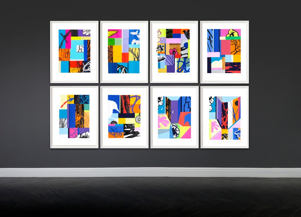 🦋 Dan Baldwin's Fragmented Landscape series is now available at maddoxgallery.com