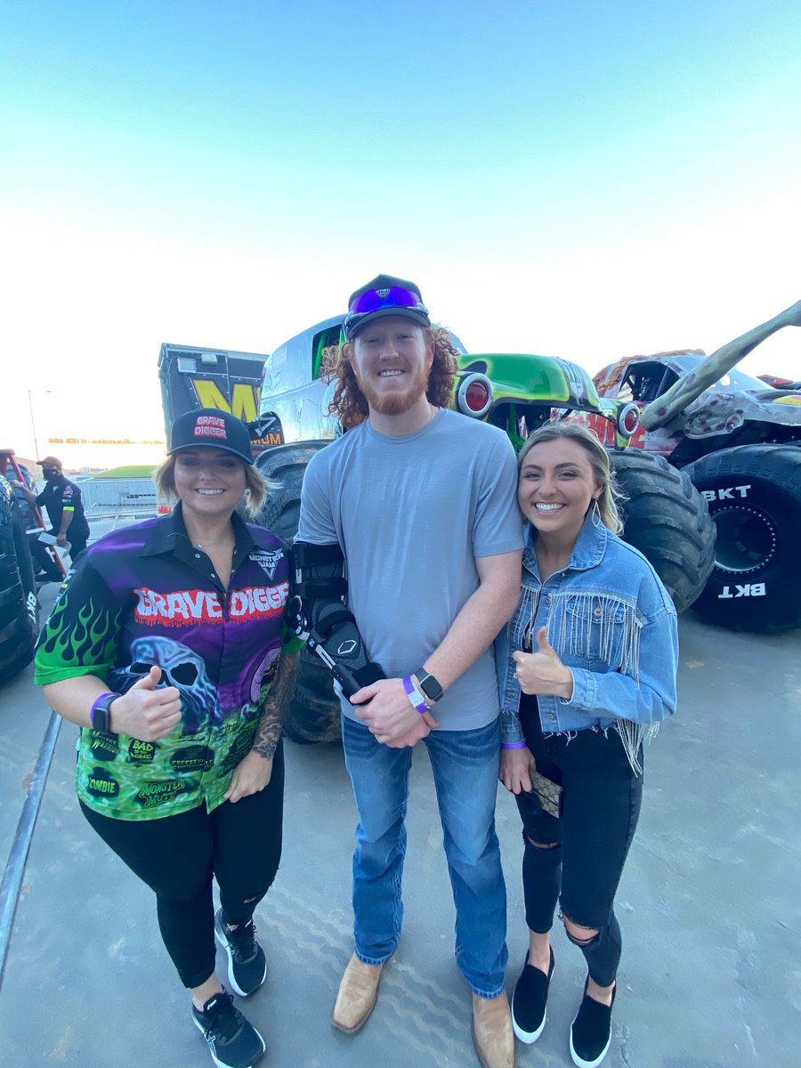 Dustin May on X: Thanks for having us out @MonsterJam